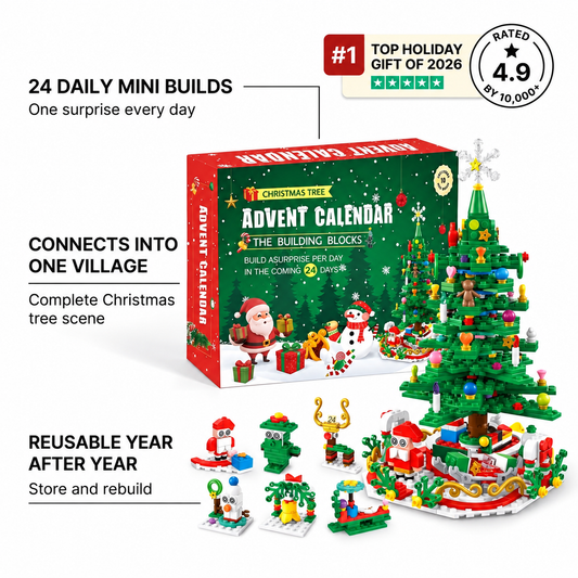 Femzene™ Christmas Building Block Advent Calendar