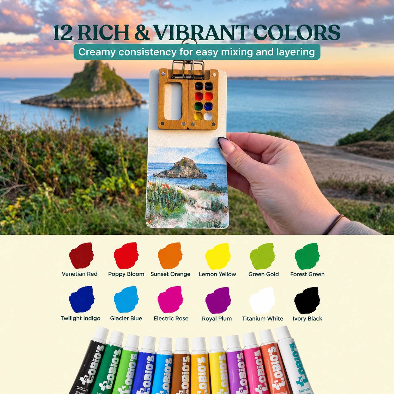 Femzene™ Portable Watercolor Kit