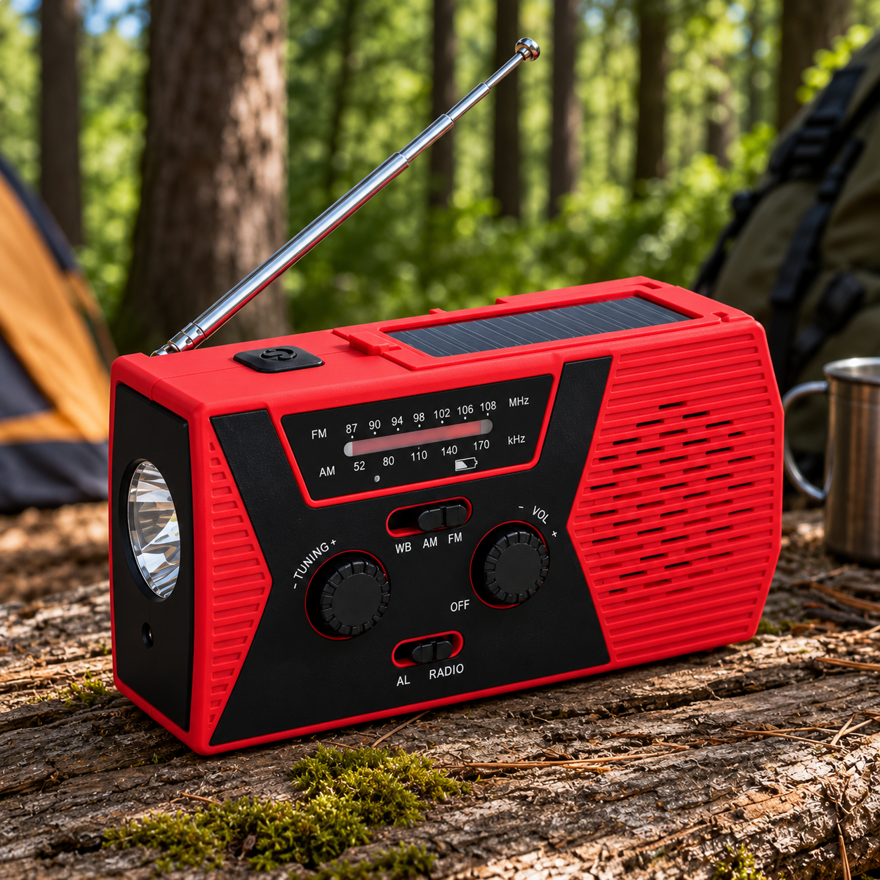 Femzene Lifeline Radio 4-in-1 Tool