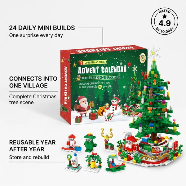Femzene™ Christmas Building Block Advent Calendar